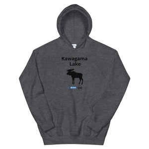 Unisex Hoodie Kawagama Moose