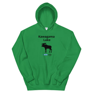Unisex Hoodie Kawagama Moose