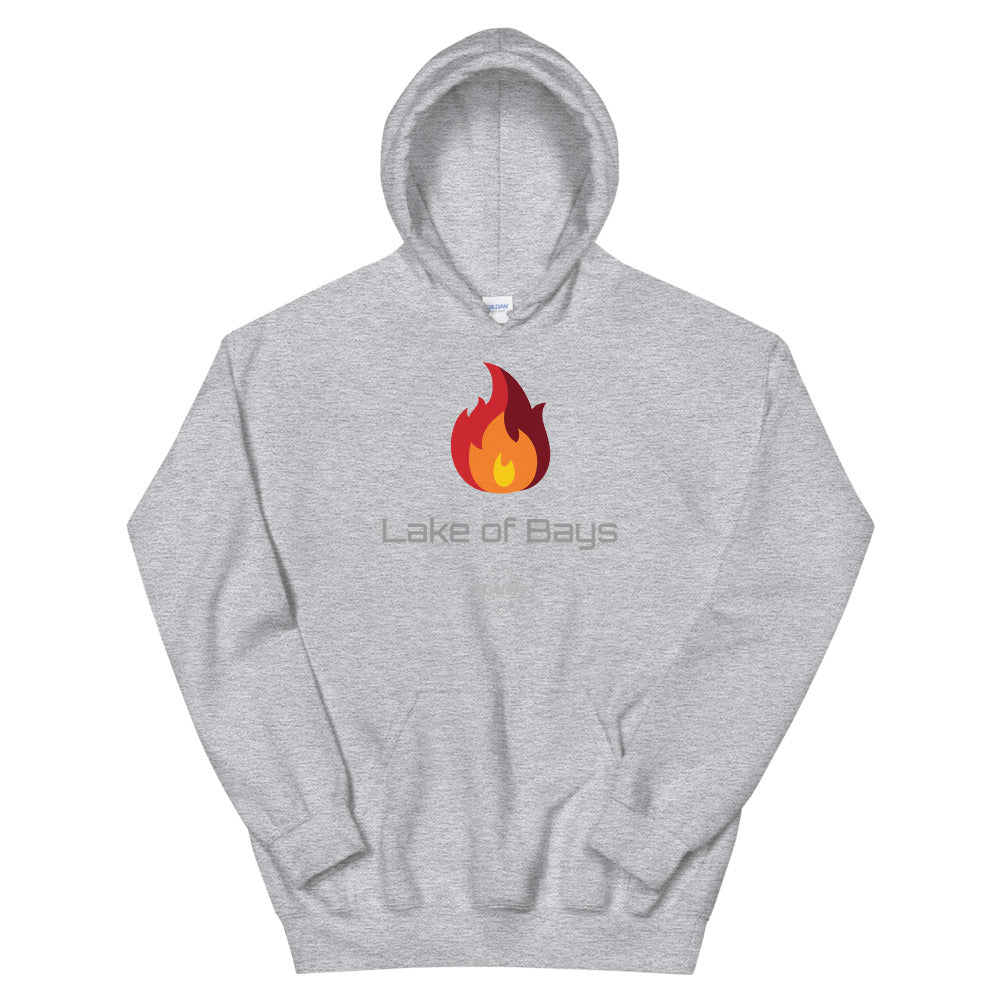 Unisex Hoodie Lake of Bays Flame