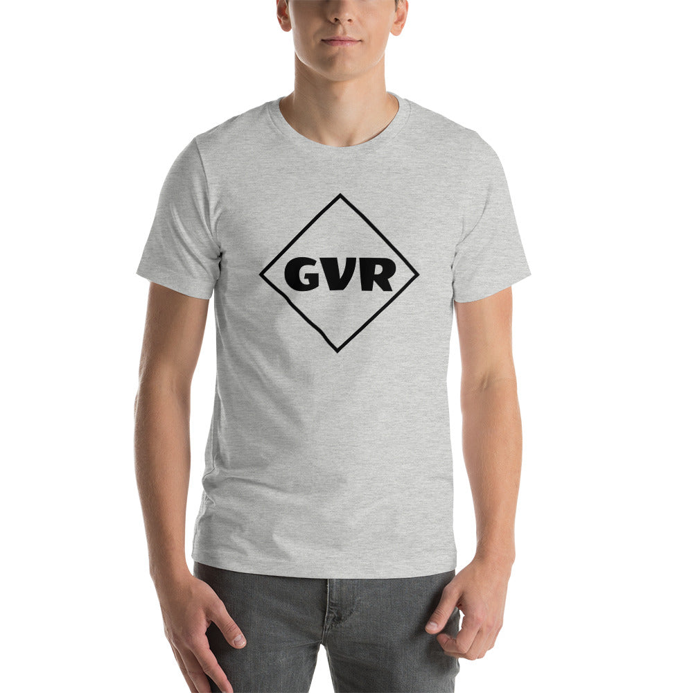 Short-Sleeve Unisex T-Shirt GVR Black Logo