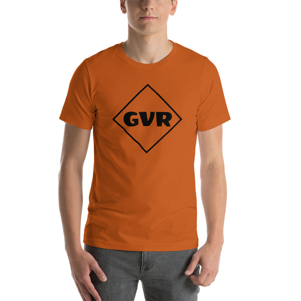 Short-Sleeve Unisex T-Shirt GVR Black Logo