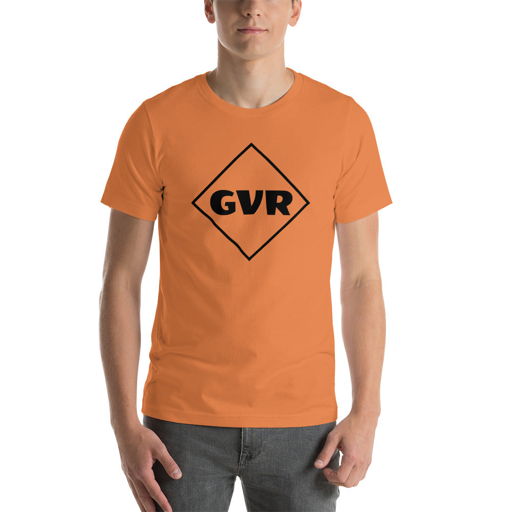 Short-Sleeve Unisex T-Shirt GVR Black Logo