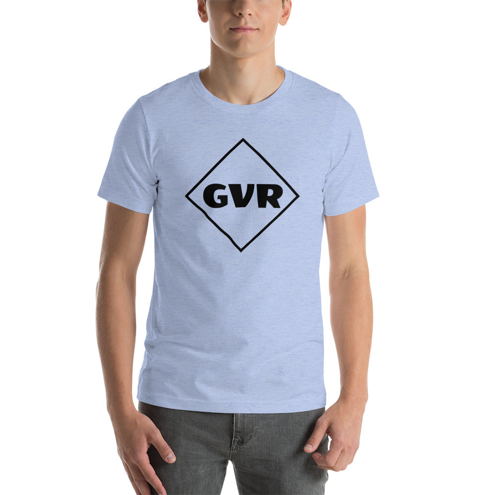 Short-Sleeve Unisex T-Shirt GVR Black Logo