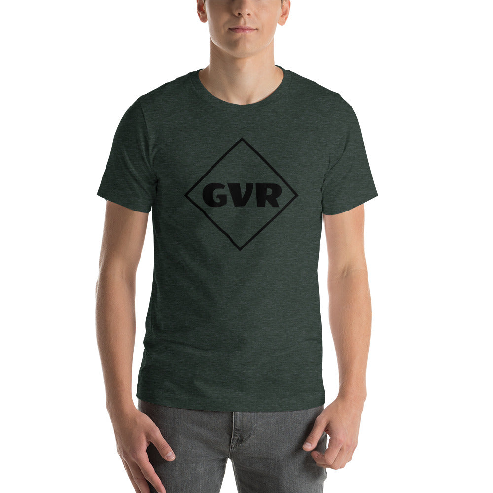 Short-Sleeve Unisex T-Shirt GVR Black Logo