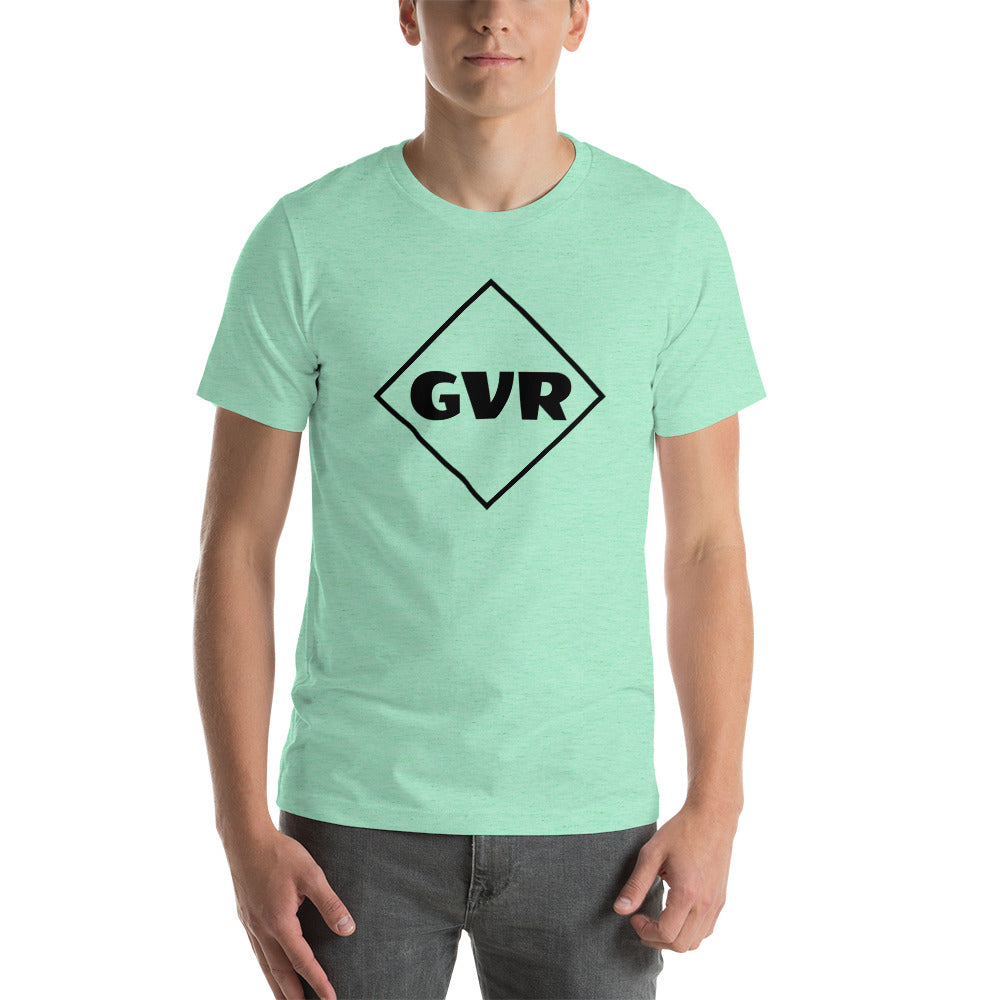 Short-Sleeve Unisex T-Shirt GVR Black Logo