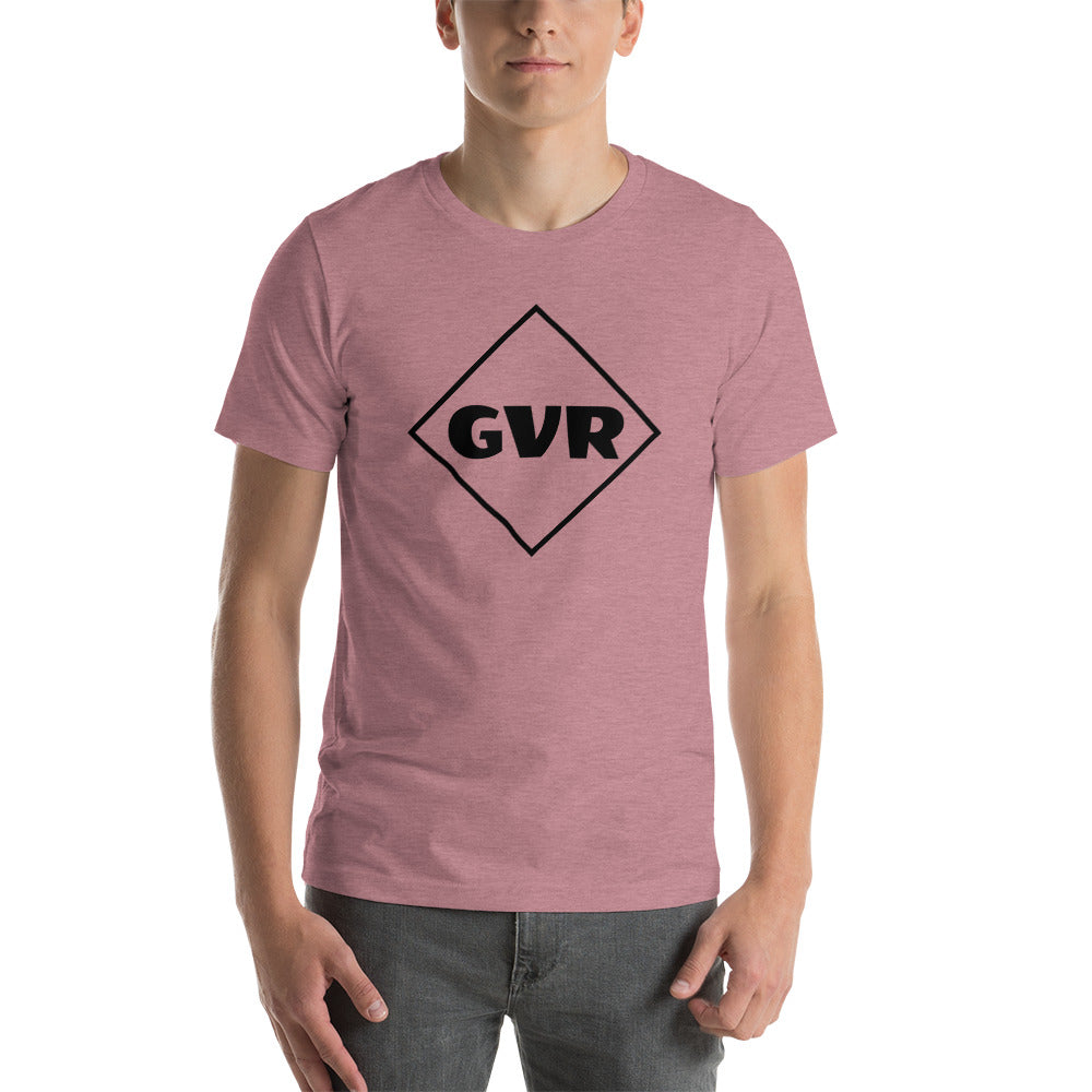 Short-Sleeve Unisex T-Shirt GVR Black Logo