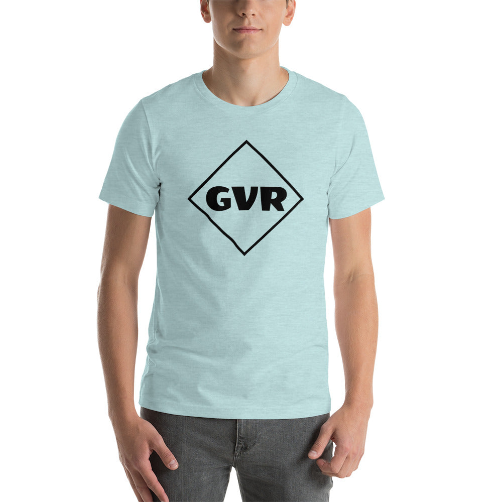 Short-Sleeve Unisex T-Shirt GVR Black Logo