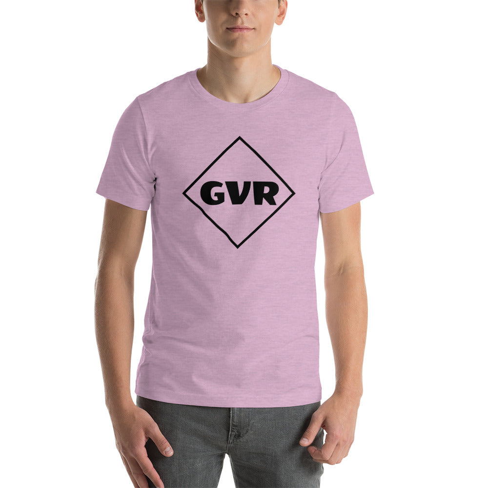Short-Sleeve Unisex T-Shirt GVR Black Logo