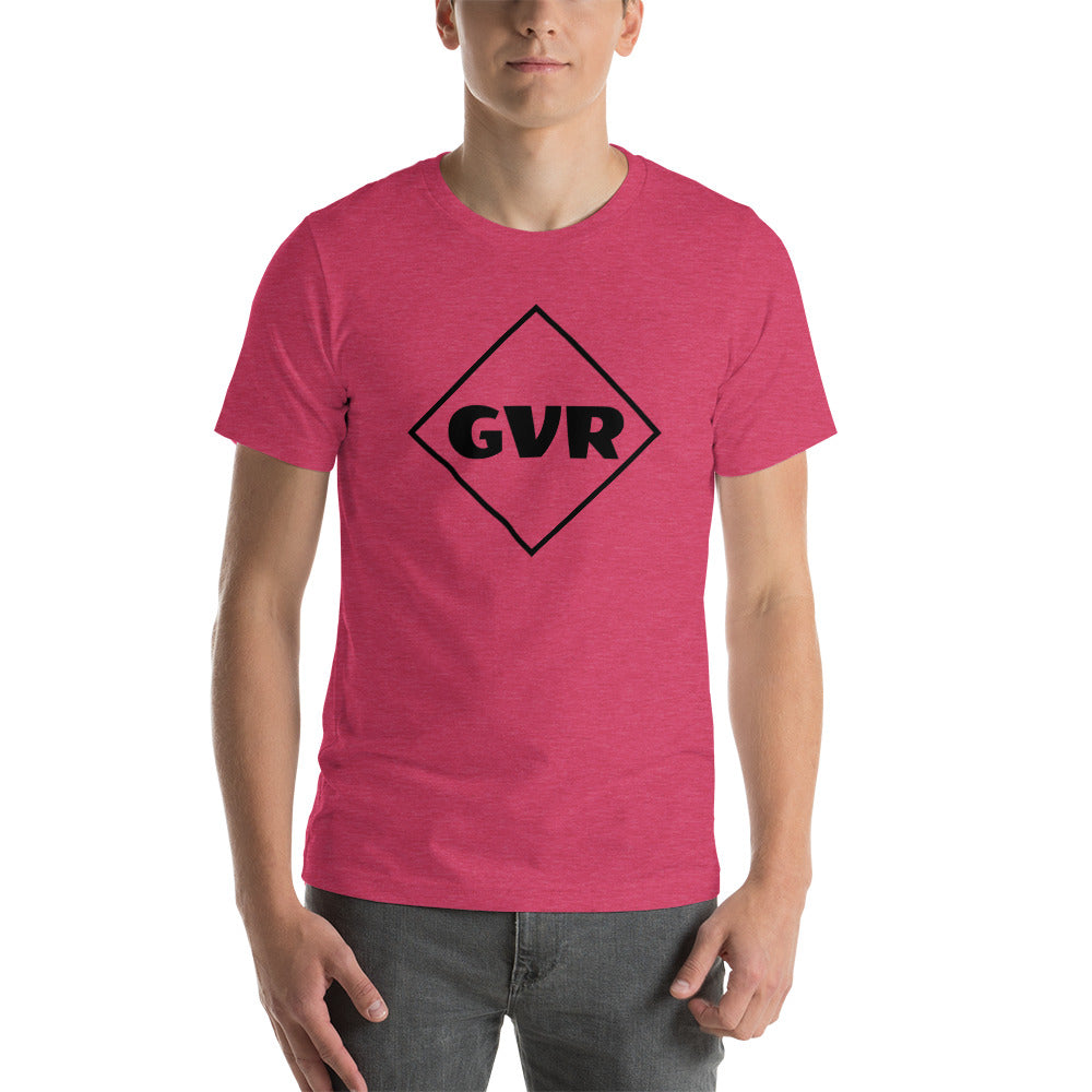 Short-Sleeve Unisex T-Shirt GVR Black Logo