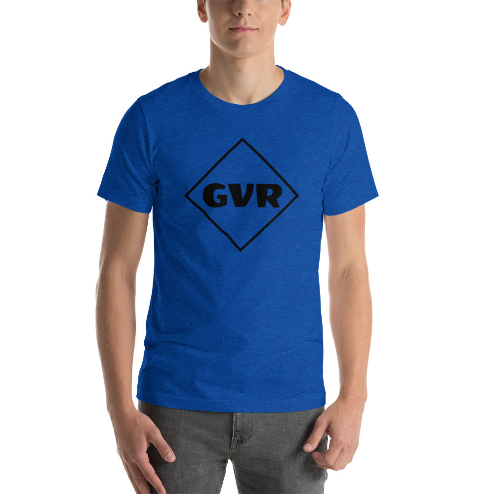Short-Sleeve Unisex T-Shirt GVR Black Logo