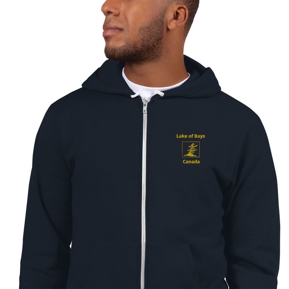 Hoodie Zip Lake of Bays